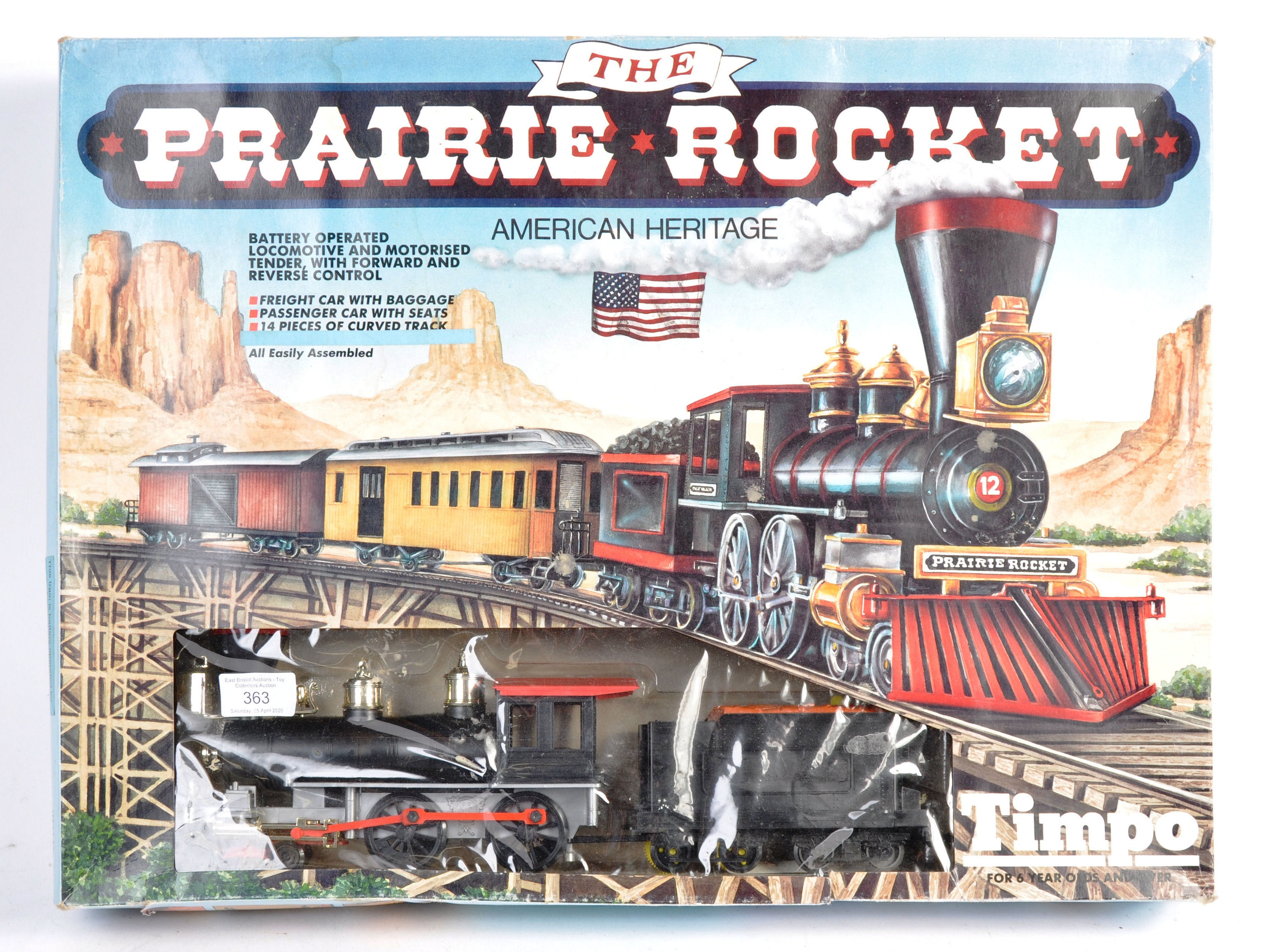 timpo prairie rocket train set
