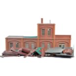 TWO ORIGINAL PIKO G SCALE STATION MODULAR KITS