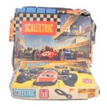 TWO BOXED SCALEXTRIC SLOT CAR RACING SETS