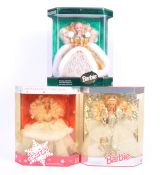 COLLECTION OF ' HAPPY HOLIDAYS ' CHRISTMAS MATTEL BARBIE DOLLS