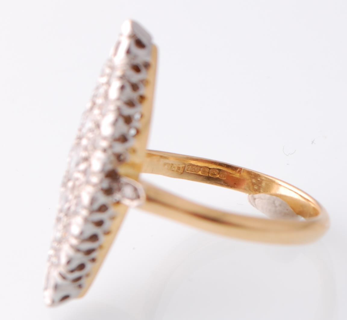 A French 18ct Gold & Diamond Ring - Image 4 of 4