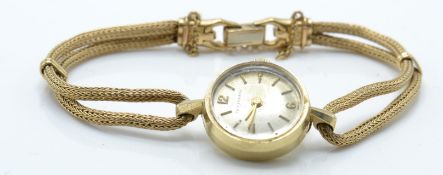 A 14ct gold early 20th century Tiffany & Co ladies cocktail watch