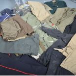 UNIFORM AND FANCY DRESS - A LARGE COLLECTION OF MILITARY AND SERVICES UNIFORMS.
