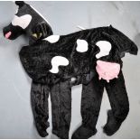 Fancy dress - A 20th Century two person pantomime cow costume. The costume is comprised of two parts