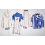 UNIFORM AND FANCY DRESS - A COLLECTION OF FOUR ASSORTED UNIFORM FANCY DRESS COSTUMES.