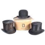 UNIFORMS AND FANCY DRESS - A COLLECTION OF THREE VICTORIAN STYLE HATS.