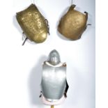 UNIFORMS AND FANCY DRESS - A COLLECTION OF MEDIEVAL KNIGHTS ARMOUR FOR RE-ENACTMENT.