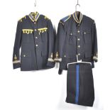 UNIFORMS & FANCY DRESS - A PAIR OF BANDSMAN UNIFORM JACKETS TO INCLUDE A WATCHET TOWN JACKET.