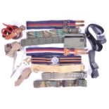 UNIFORM AND FANCY DRESS - A LARGE COLLECTION OF ARMY STYLE BELTS.