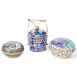 COLLECTION OF ORIENTAL EARLY 20TH CENTURY CLOISONNE