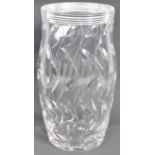 LEAF PATTERN GLASS VASE BY C. FARQUHARSON FOR JOHN