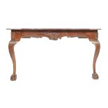 EARLY 20TH CENTURY MAHOGANY SERVING TABLE