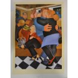 AFTER BERYL COOK SIGNED PRINT ENTITLED ' SHALL WE DANCE '