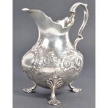 19TH CENTURY EARLY VICTORIAN HALLMARKED SILVER CREAMER JUG