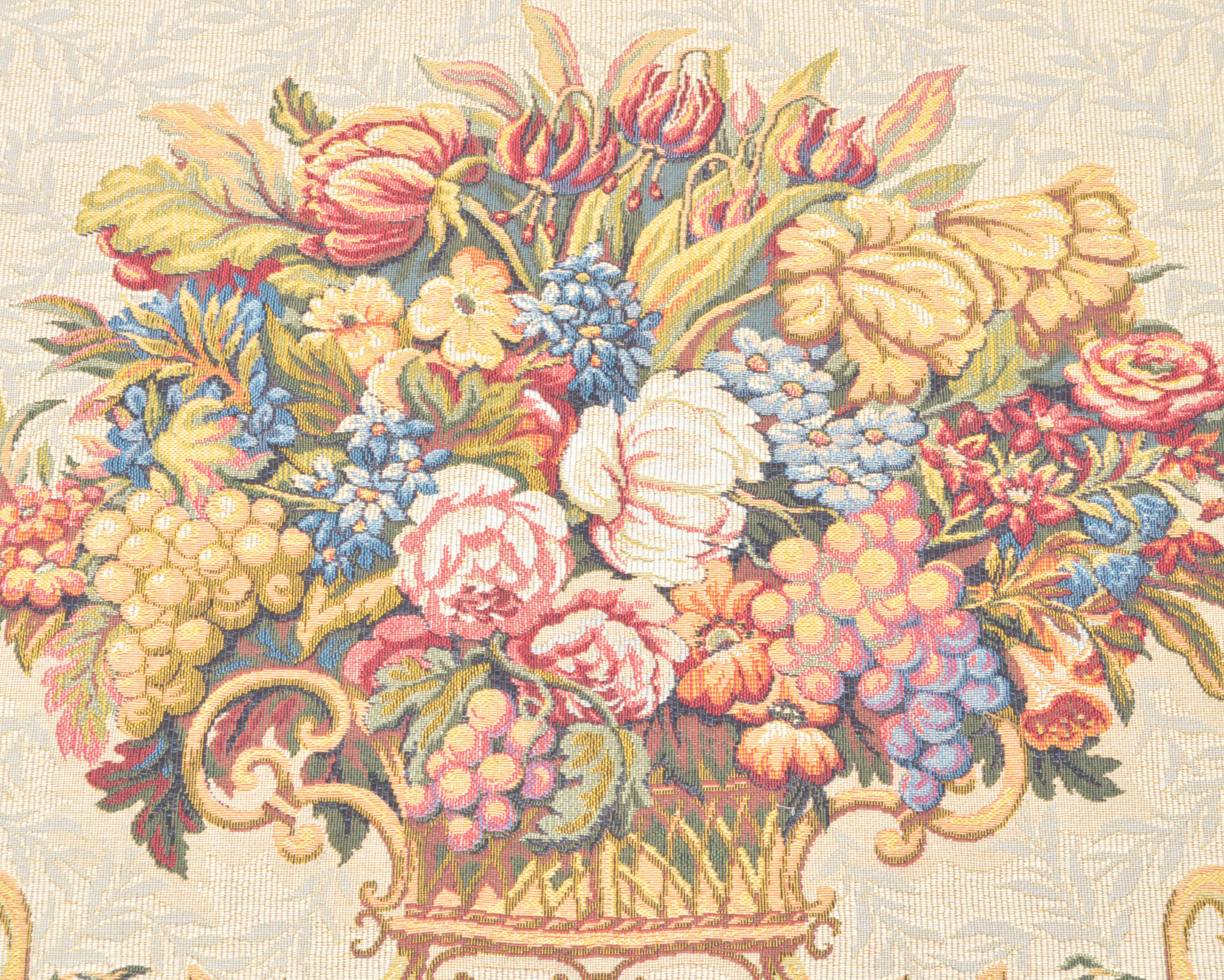 20TH CENTURY FRENCH TAPESTRY THROW - Image 2 of 4