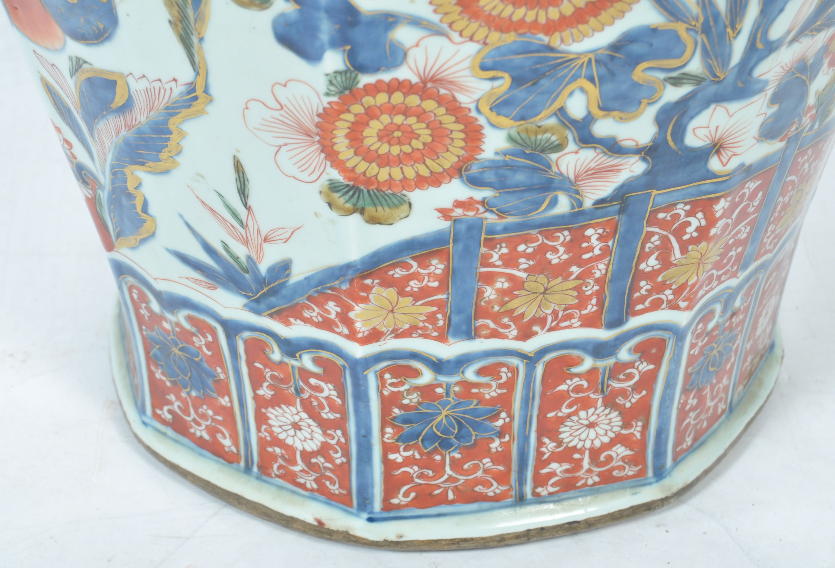 OVERSIZED LARGE KANGXI PERIOD FAMILLE ROSE GINGER JAR - Image 4 of 6