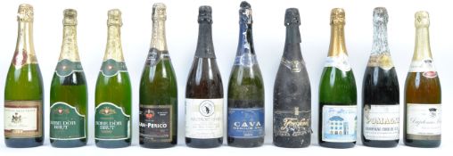 COLLECTION OF ASSORTED ALL WORLD CHAMPAGNE