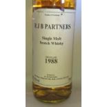 RARE BOTTLE OF RJB PARTNERS 1980S SCOTCH WHISKY