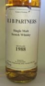 RARE BOTTLE OF RJB PARTNERS 1980S SCOTCH WHISKY