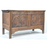 LATE 17TH / EARLY 18TH CENTURY WEST COUNTRY OAK COFFER CHEST