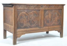 LATE 17TH / EARLY 18TH CENTURY WEST COUNTRY OAK COFFER CHEST
