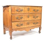 18TH CENTURY FRENCH FRUITWOOD COMMODE CHEST OF DRAWERS