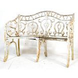 19TH CENTURY VICTORIAN CAST IRON GARDEN BENCH