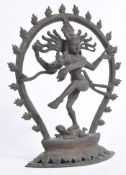 ANTIQUE INDIAN BRONZE FIGURINE OF SHIVA NATARAJA