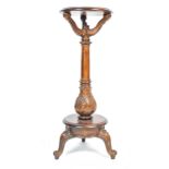 FINE QUALITY 19TH CENTURY MAHOGANY TORCHERE STAND