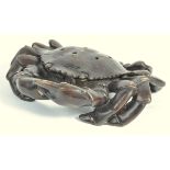 19TH CENTURY JAPANESE MEIJI PERIOD CRAB INCE