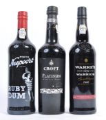 GROUP OF THREE BOTTLES OF PORT