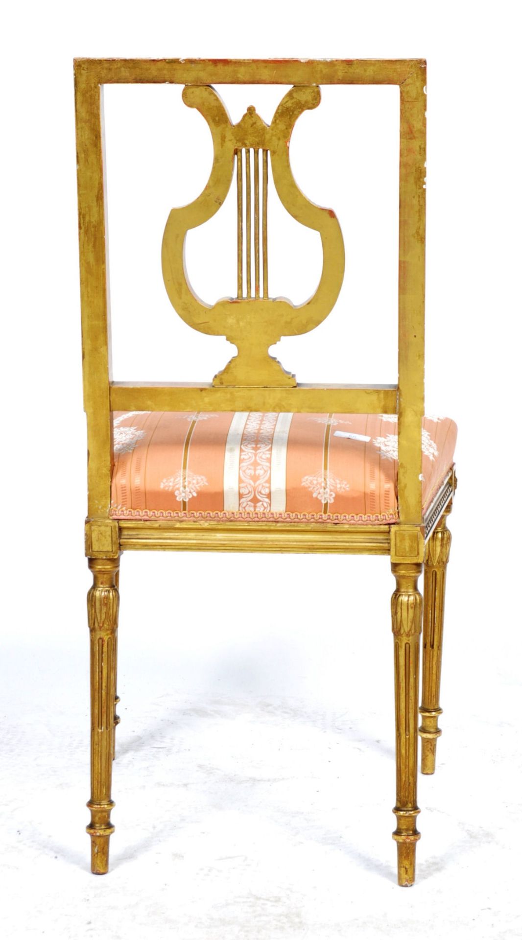 19TH CENTURY GILLOWS OF LANCASTER GILT WOOD SALON CHAIR - Bild 5 aus 7