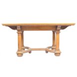 STUNNING 19TH CENTURY GOTHIC OAK DINING TABLE