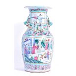 19TH CENTURY CHINESE CANTONESE PORCELAIN VASE