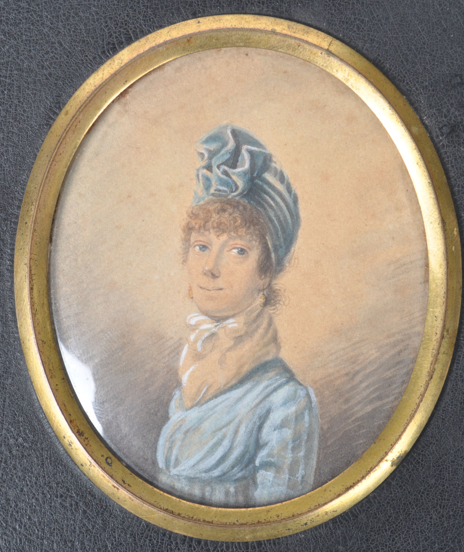 EARLY 19TH CENTURY GEORGIAN PORTRAIT MINIATURE PAINTING - Image 2 of 4