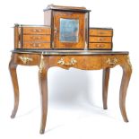 19TH CENTURY LADIES BONHEUR DU JOUR WRITING TABLE DESK