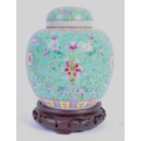 19TH CENTURY CHINESE ANTIQUE PORCELAIN GINGER JAR