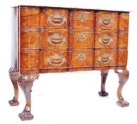 STUNNING 19TH CENTURY ANTIQUE WALNUT CHIPPENDALE MANNER COMMODE