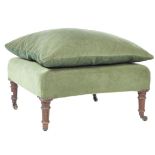 19TH CENTURY LARGE GILLOWS MANNER FOOTSTOOL / OTTOMAN