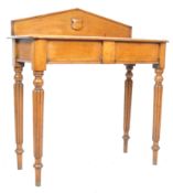 19TH CENTURY VICTORIAN ENGLISH ANTIQUE OAK CONSOLE TABLE