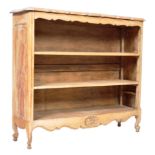 19TH CENTURY ANTIQUE PINE FRENCH BOOKCASE