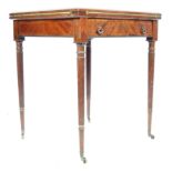 19TH CENTURY GILLOWS ,ANNER ROSEWOOD ENVELOPE TABLE