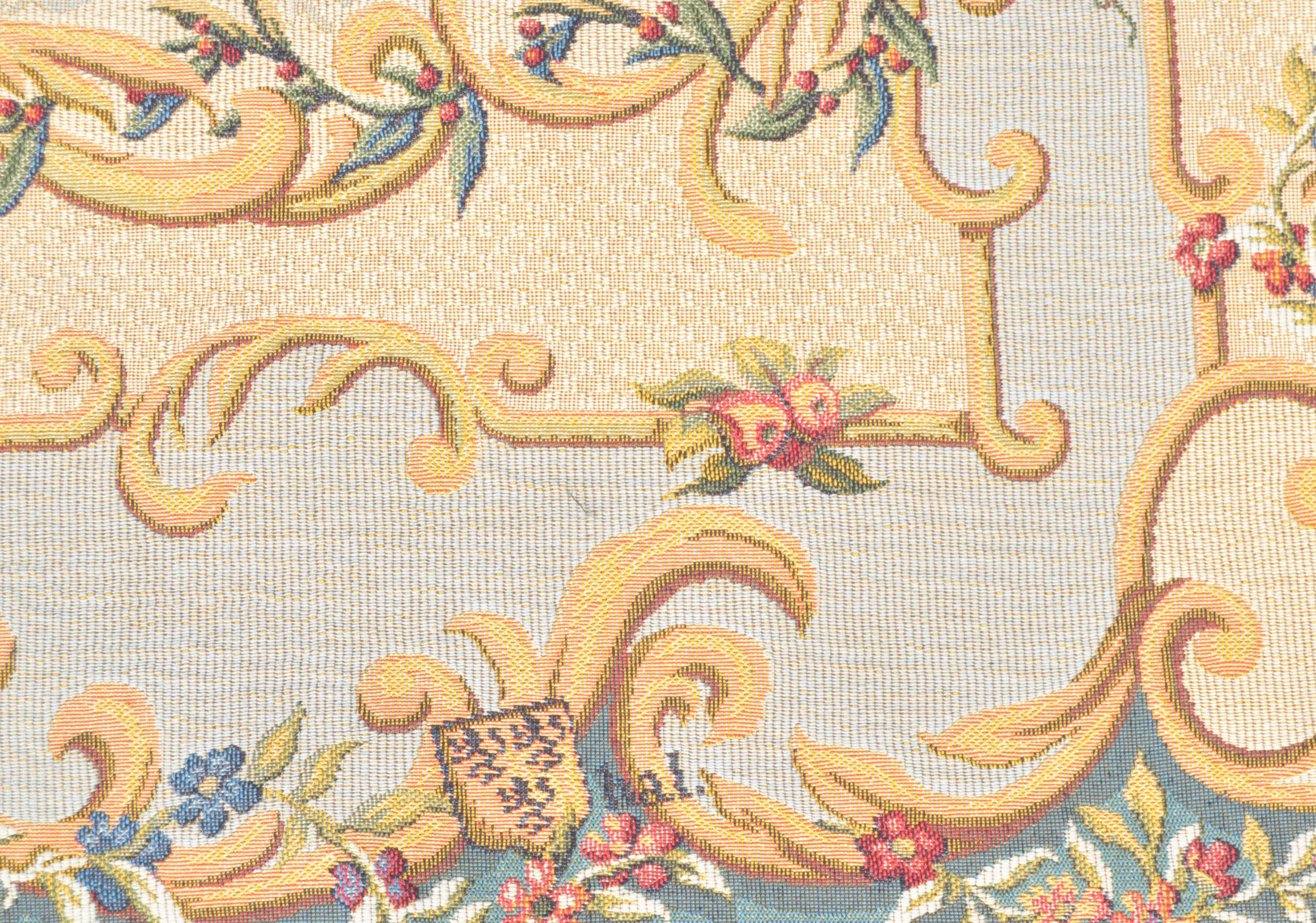 20TH CENTURY FRENCH TAPESTRY THROW - Image 3 of 4