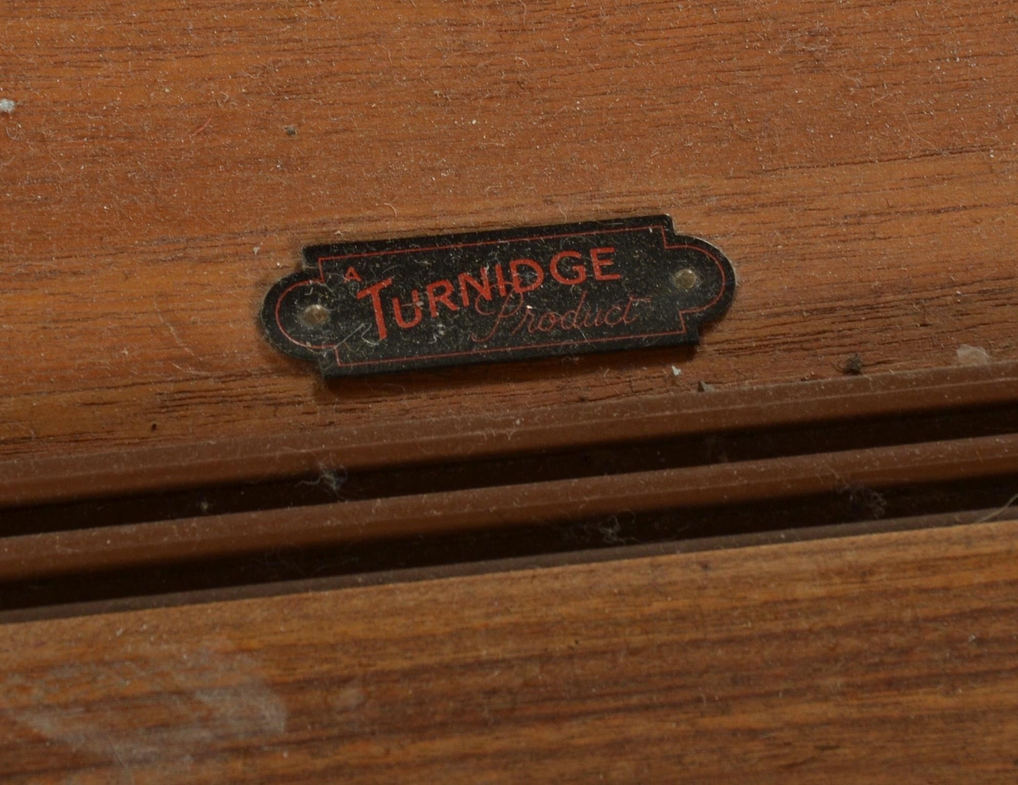 A mid century / circa 1960's Turnidge teak wood li - Image 3 of 5