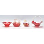 A group of 20th Century Venetian Murano glass ruby
