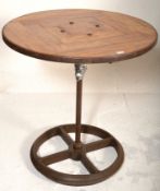 A good 20th century upcycled Industrial cafe table