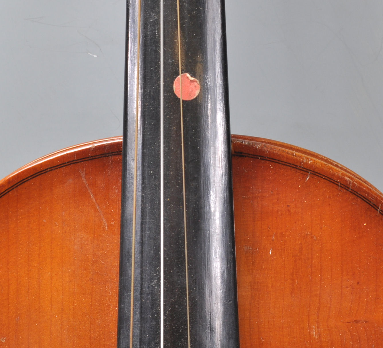 A 20th Century full size violin with two piece bac - Image 10 of 18