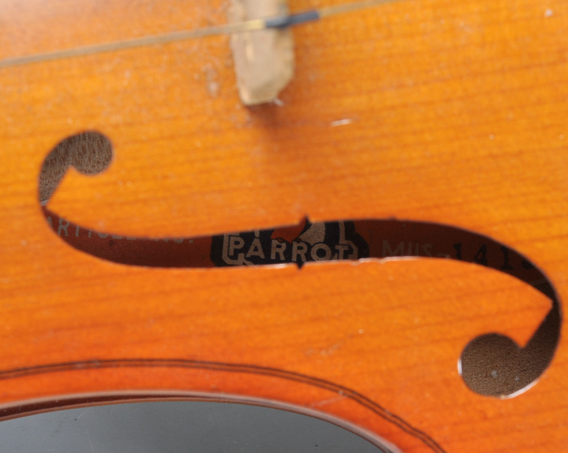 A 20th Century full size violin with two piece bac - Image 17 of 18