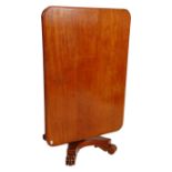 A late 19th / early 20th Century mahogany breakfas