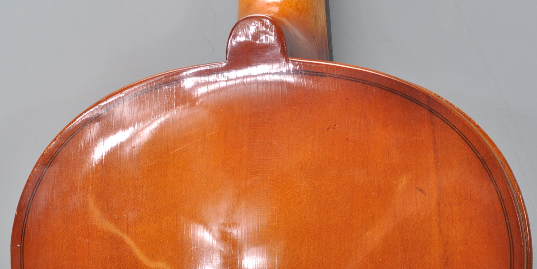 A 20th Century full size violin with two piece bac - Image 11 of 18